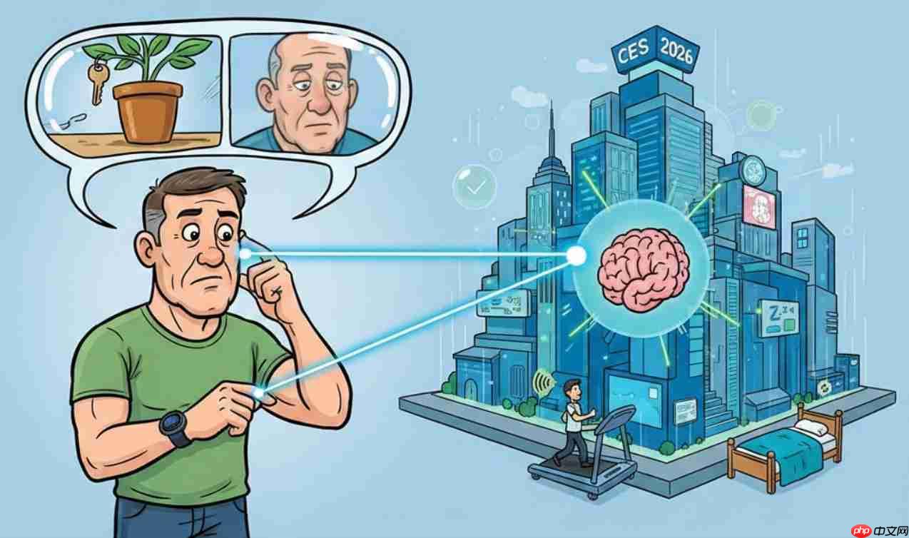 是健忘或失智？三星CES 2026放大招：「脑部健康」神功能推失智预警