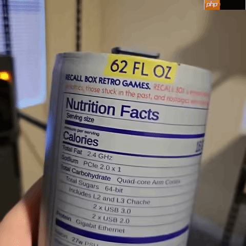 藏在“红牛易拉罐”中的迷你主机！复古游戏玩家爱了