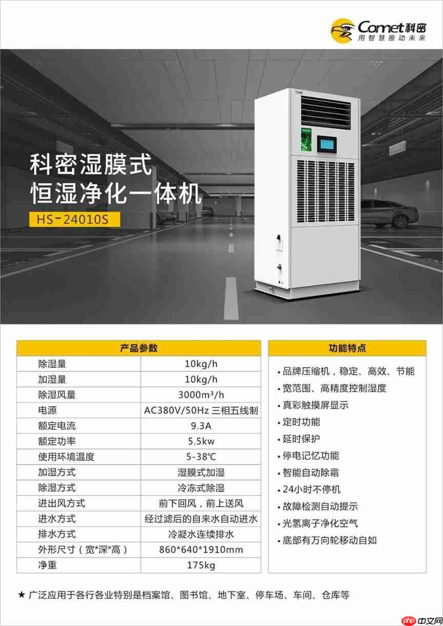 科密工业级环境控制设备，温湿调节，一机掌控！