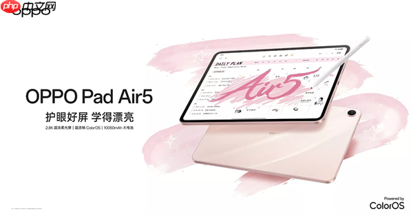 国补价1709.1元起！OPPO Pad Air5首销：支持插SIM卡