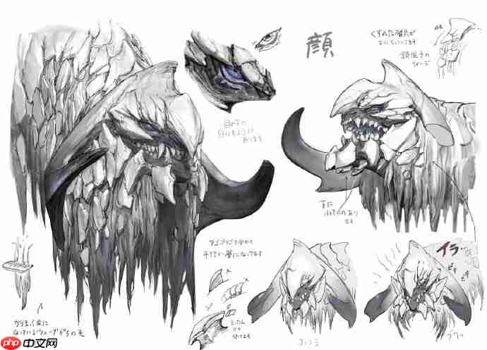 霸气煌雷龙与锁刃龙！《怪物猎人：荒野》设计草图公开
