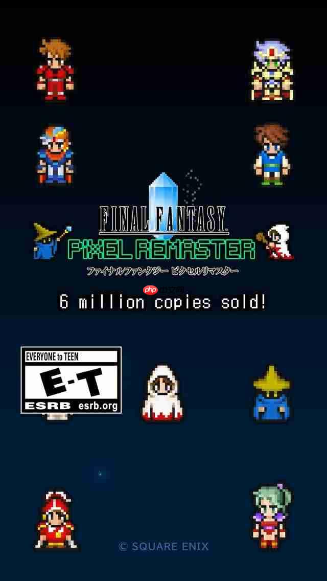 《最终幻想：像素重制版》销量破600万 原声CD将于明年发售