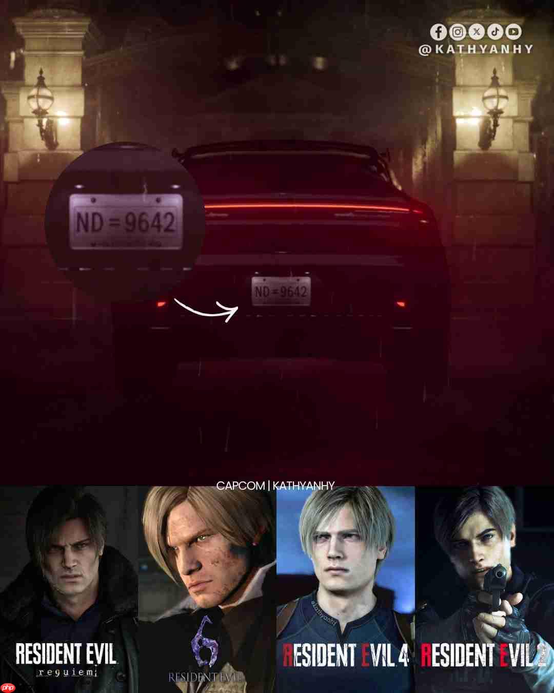 《生化危机9》里昂保时捷座驾车牌号竟藏匿彩蛋