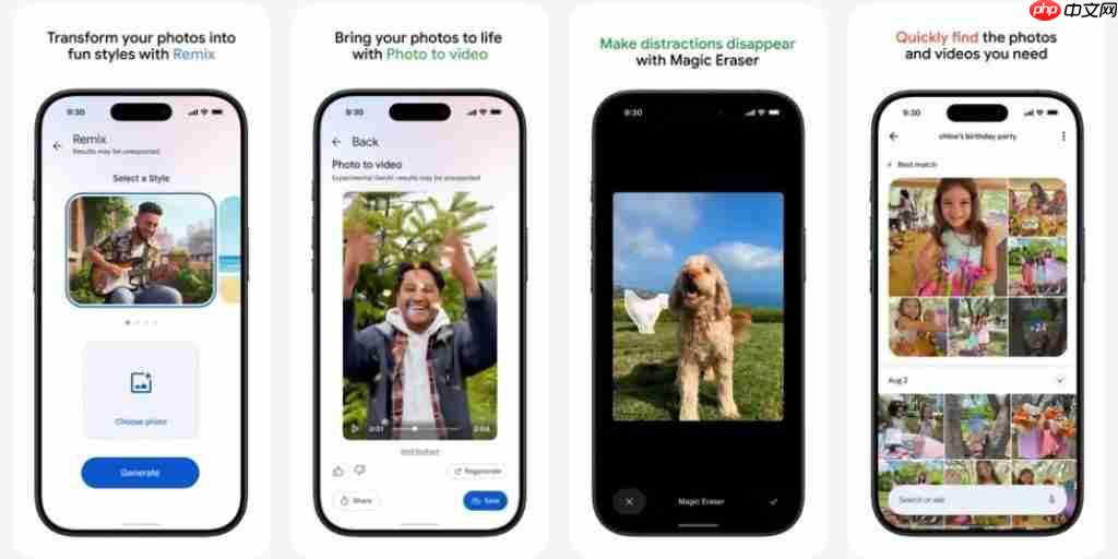 越来越像CapCut？Google Photos大改版！AI製作短影片更快