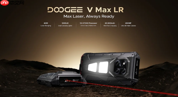 DOOGEE V Max LR手机全球上市：配20500mAh电池