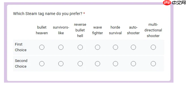 开发商发起《吸血鬼幸存者》致敬作品标签投票 会推荐给V社