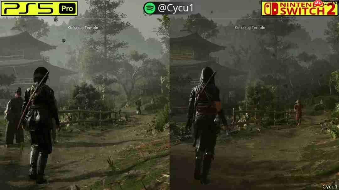 《刺客信条：影》PS5 Pro和Switch 2画面对比