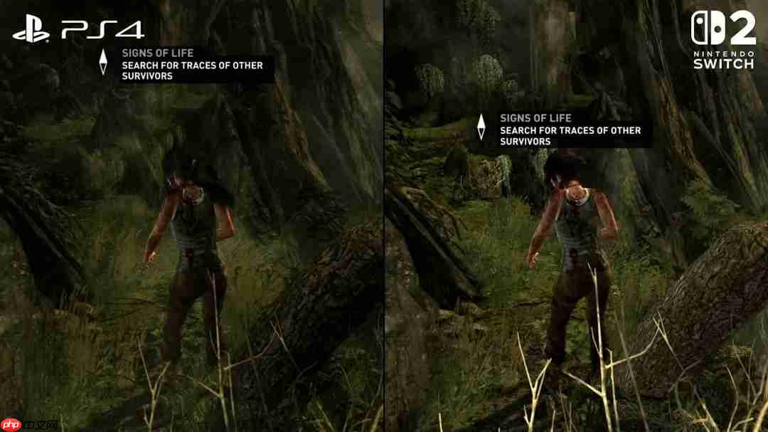 《古墓丽影9》NS2版画面大缩水 甚至不如PS3原版