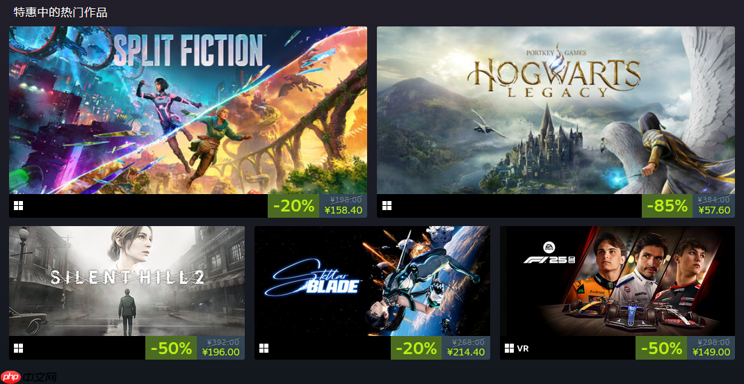 STEAM黑五促销 AMD 锐龙7 9800X3D爽玩折扣大作必备