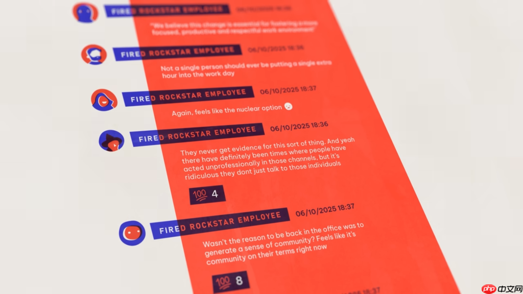 R星解雇34名员工内部消息曝光！ 仅因讨论工作政策