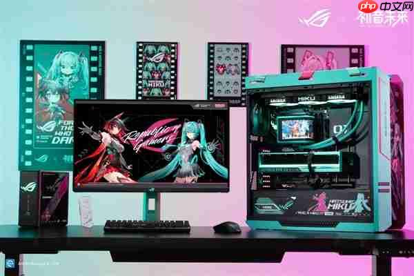 双11颜值至上！ ROG夜神RTX5080 RO姬x初音未来版显卡