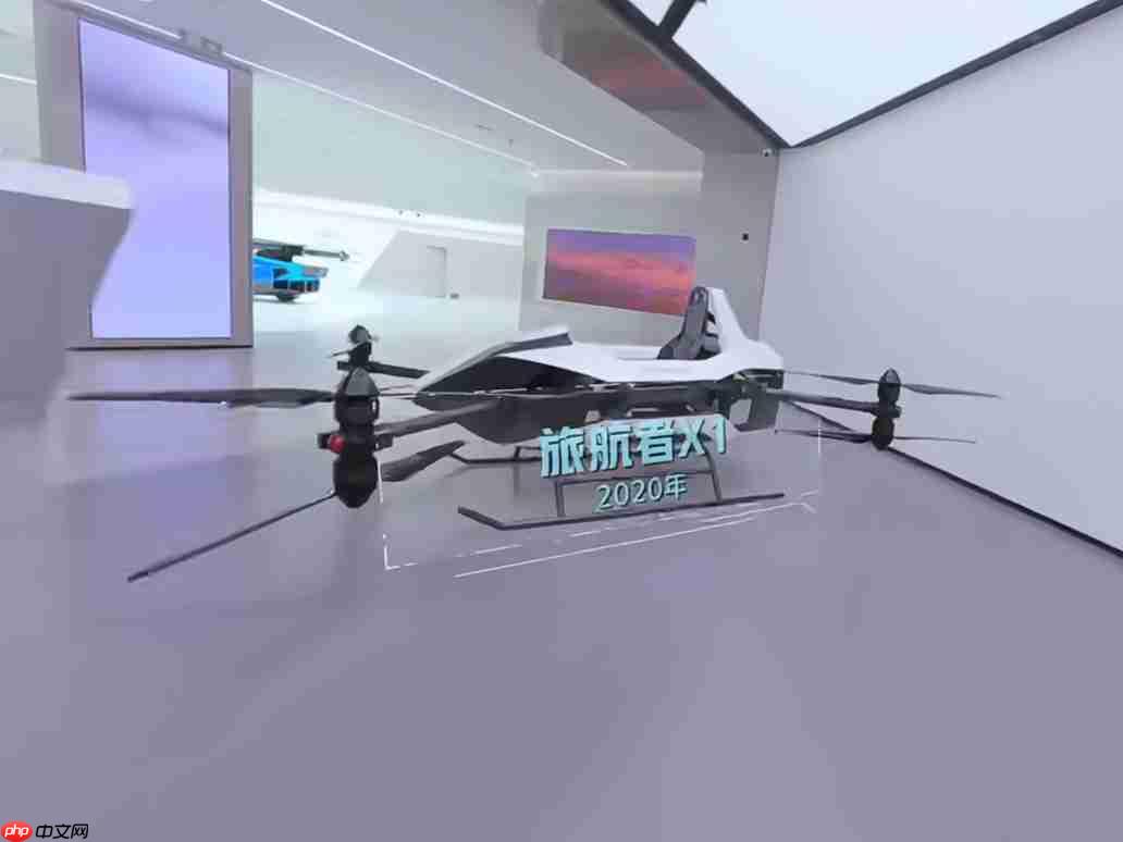 小鹏新总部“航站楼”汇天全新展厅首次公开，陆空一体飞行汽车等集体亮相