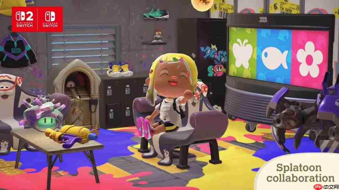 《集合啦！动物森友会》更新新增复古主机功能 并将联动塞尔达、喷射战士与乐高