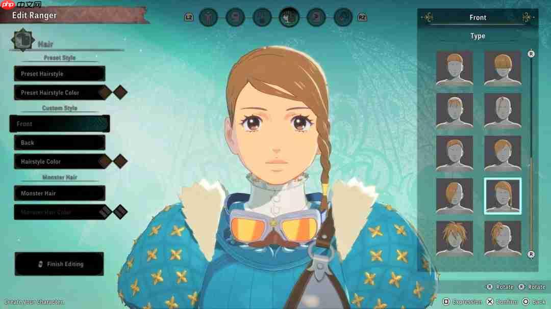 可以捏脸！《怪物猎人物语3：命运双龙》角色编辑演示PV发布