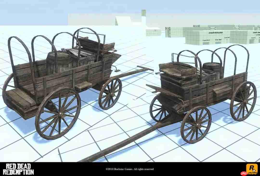 前R星员工公开《荒野大镖客：救赎》早期开发画面截图