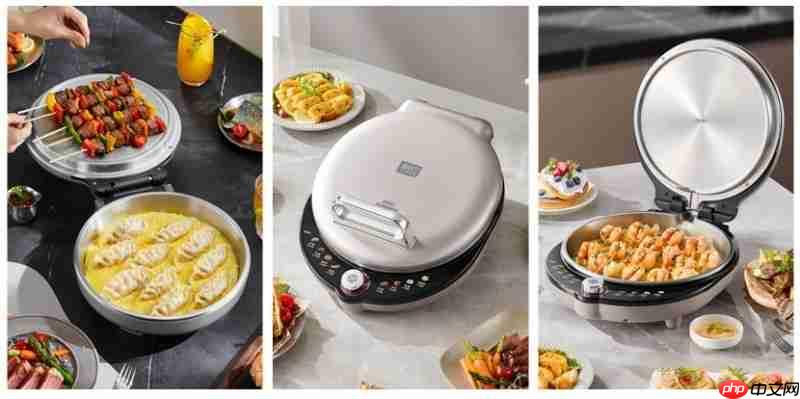 中国家用电饼铛“健康起点”！利仁中国家用不锈钢产品携0涂层设计问世