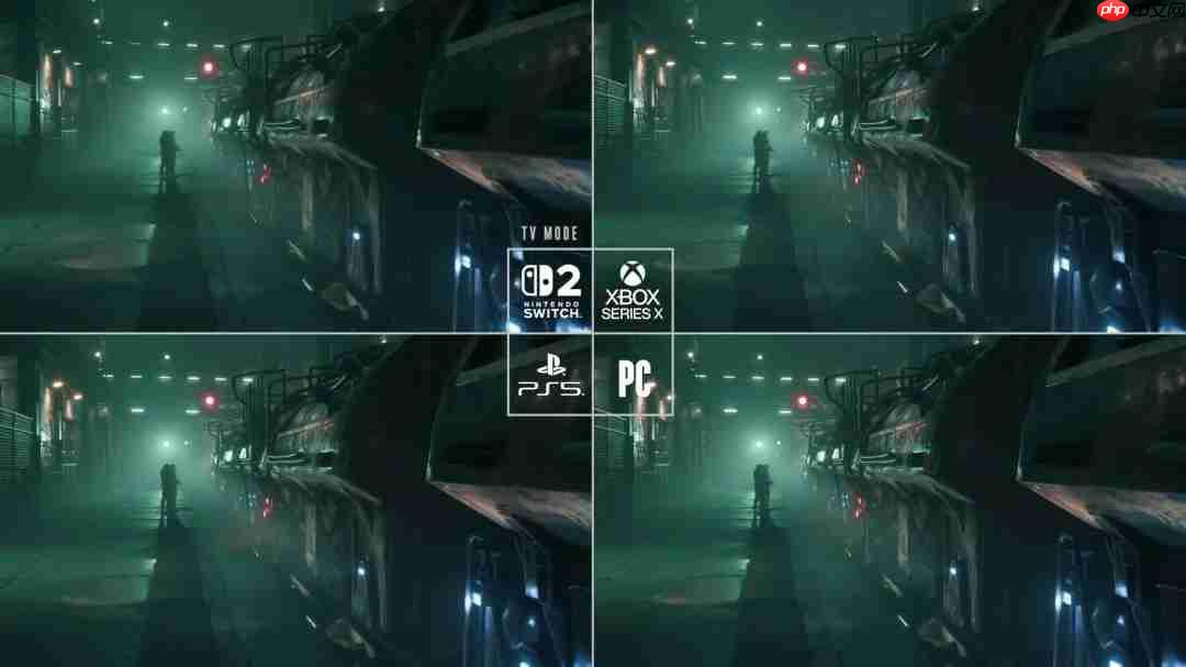 《最终幻想7：重制版Intergrade》NS2、PC等四平台画面对比