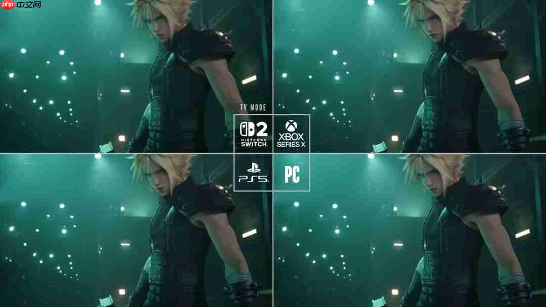 《最终幻想7：重制版Intergrade》NS2、PC等四平台画面对比