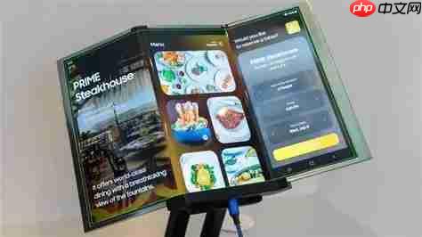 三星将在APEC峰会展示其首款三折手机