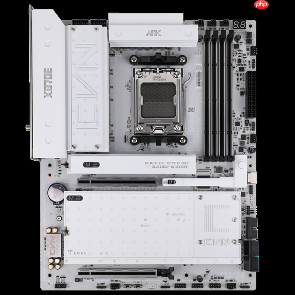 七彩虹上线首款X870E主板：带5个M.2的CVN X870E Ark Frozen