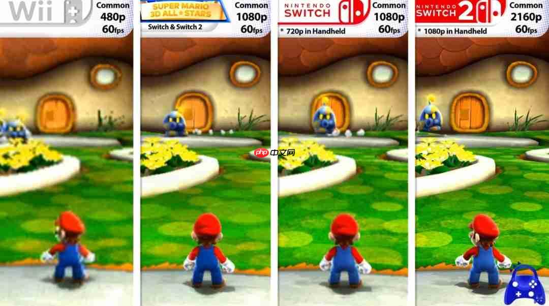 新增原生4K！《超级马里奥银河1+2》历代主机对比