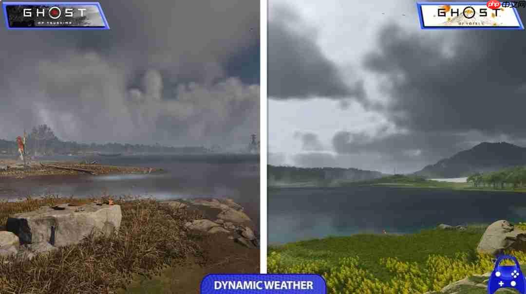 显著提升！ 《羊蹄山之魂》与《对马岛之魂》最终画面对比