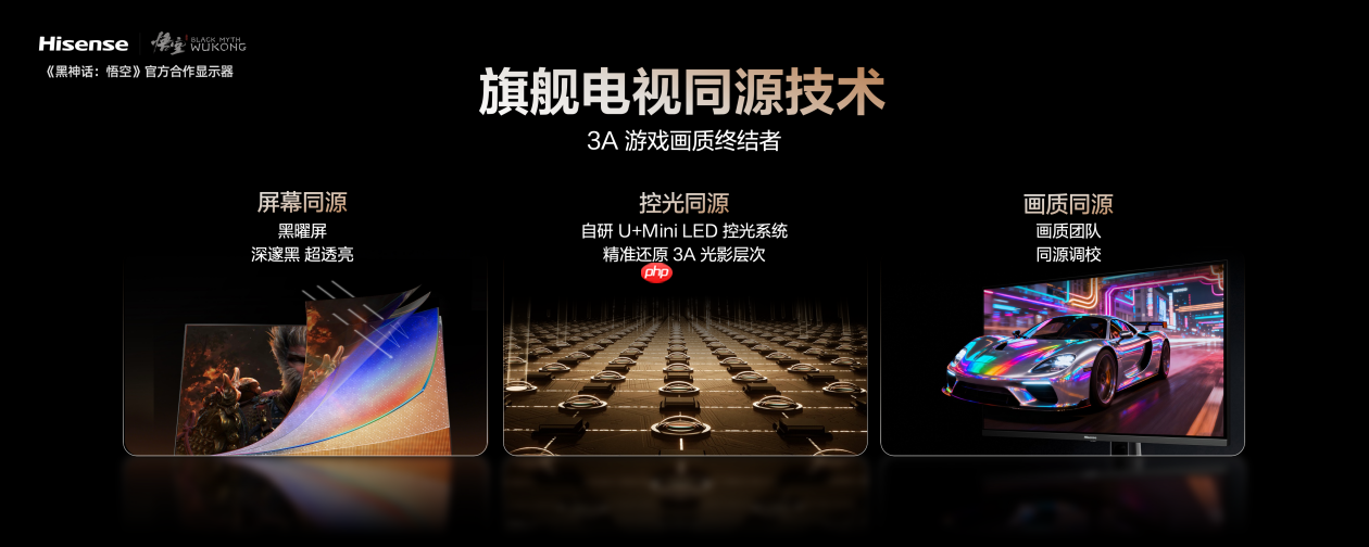 海信显示器G7Ultra发布：黑曜屏+1152分区控光，打造3K价位画质天花板