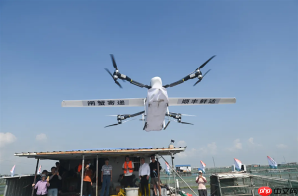 开湖！第一篓阳澄湖大闸蟹由顺丰无人机捞起