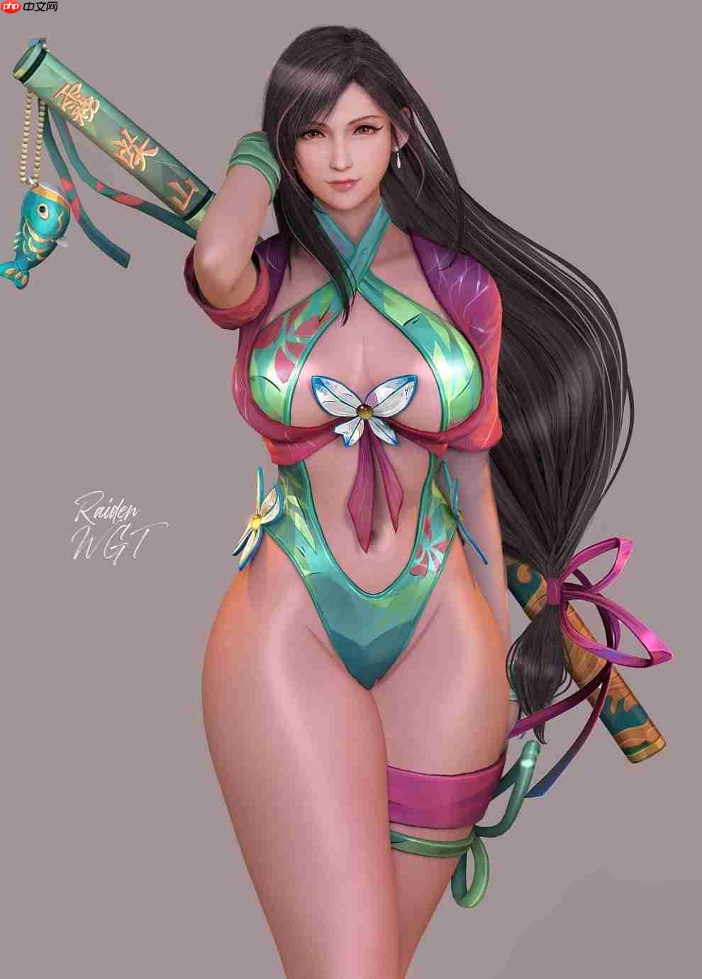 《最终幻想7》蒂法新3D美图赏 这好身材谁不喜欢看