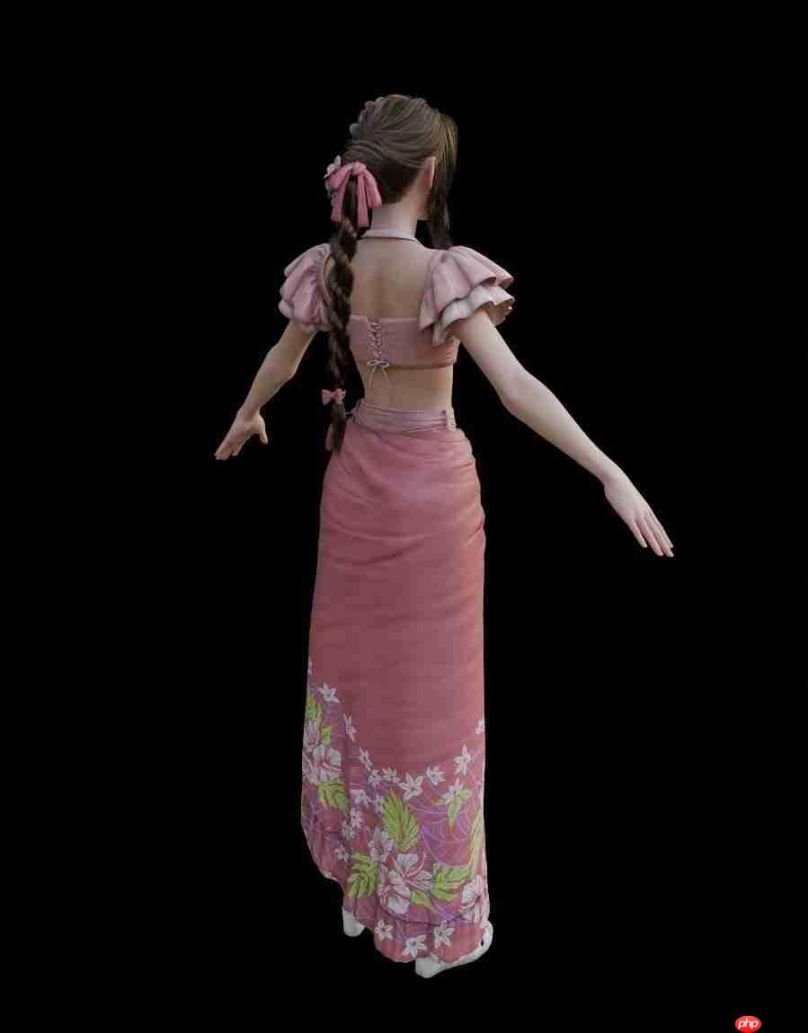 《最终幻想7：重生》爱丽丝新3D美图 非常吸睛