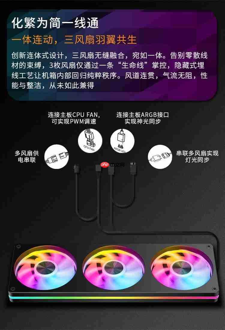 看腻无限镜？九鲨JK-F360一体风扇，突破视觉边界，光效新体验