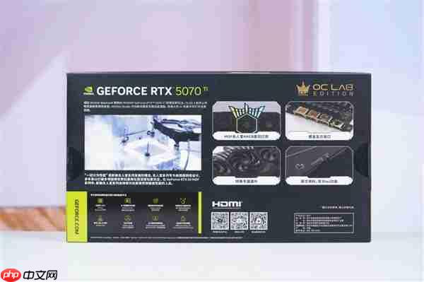 最强非公版！影驰RTX 5070 Ti HOF OC LAB黑魂X显卡图赏