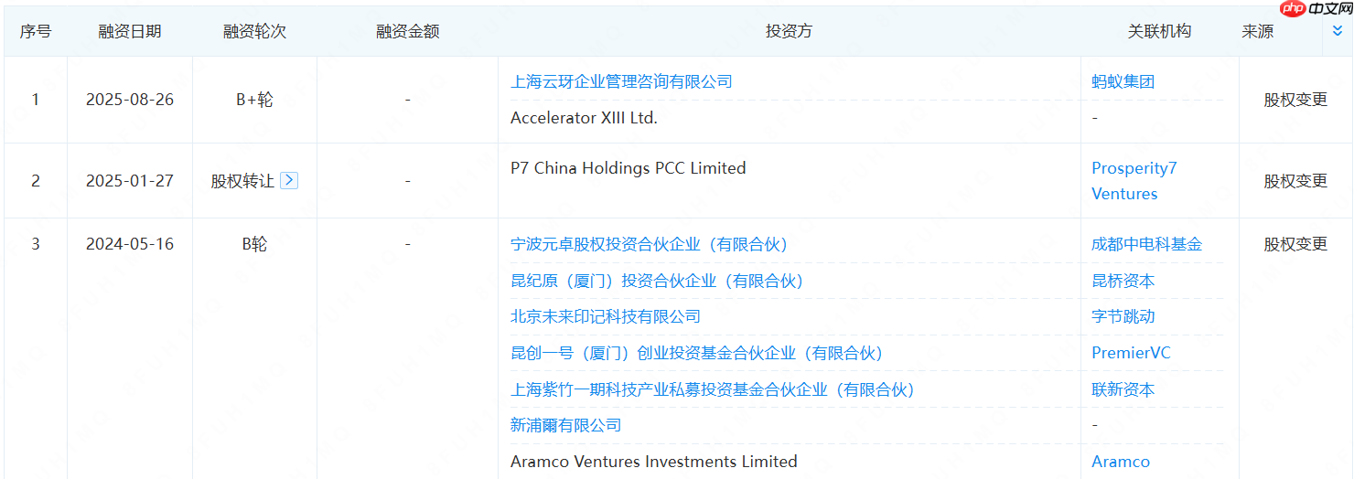 蚂蚁集团入股多家芯片企业，加速布局 AI 算力基础设施