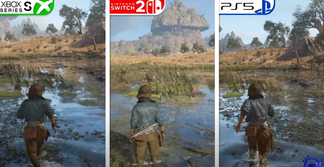 《星球大战：亡命之徒》Switch2版对比分析 帧数稳30帧！