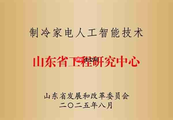 海尔冰箱唯一获批“制冷家电人工智能技术山东省工程研究中心”