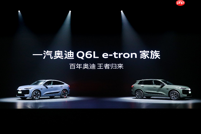 一汽奥迪A5L与Q6Le-tron家族上市，携手华为乾崑智驾打造油电豪华新标杆