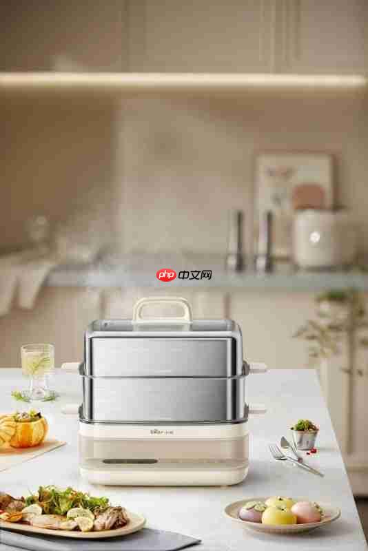 饭菜一锅出！小熊电器全钢电蒸锅：效率健康美味全都有