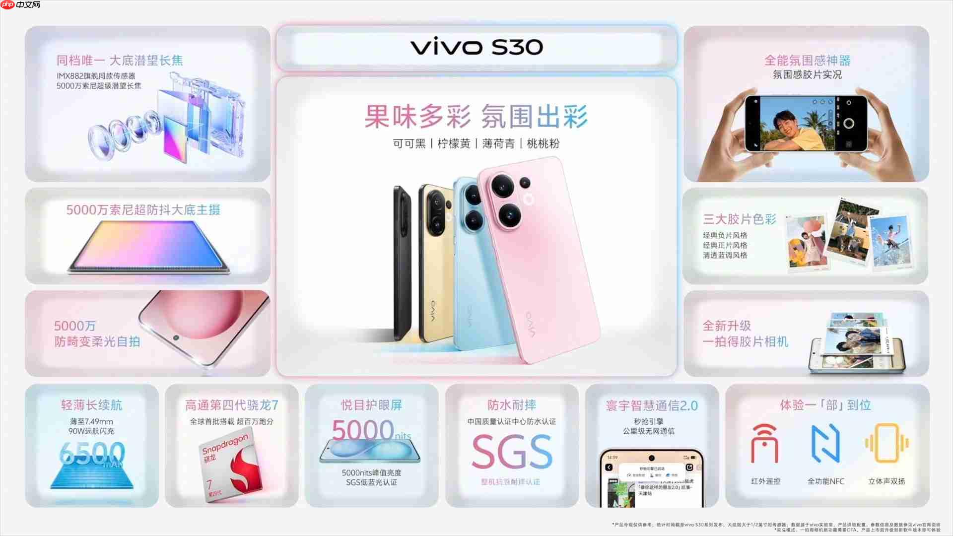 vivo S30系列发布，多彩果味，夏日live首选！