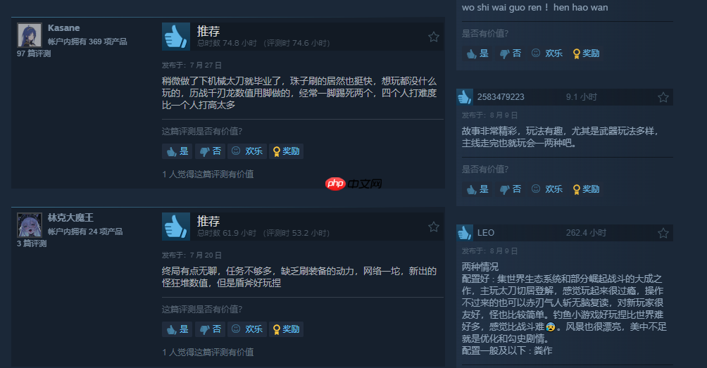 风评回暖？《怪物猎人：荒野》好评率回升至21%！