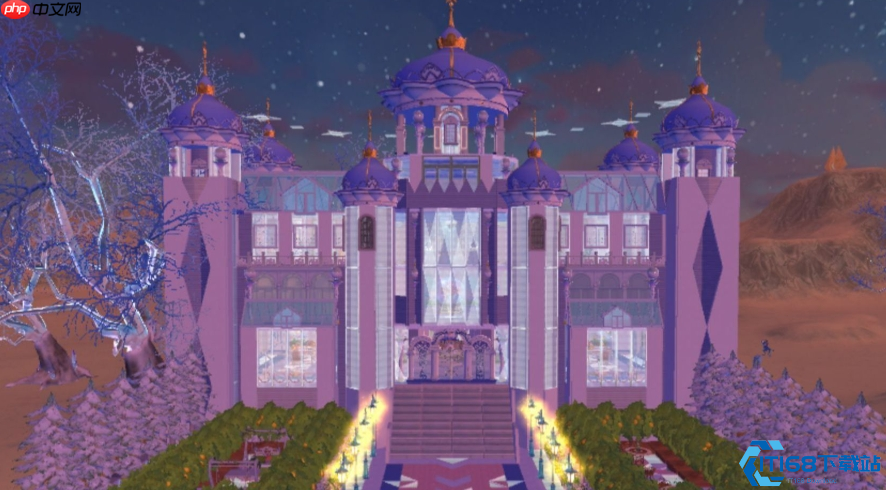 紫色曼陀罗花高效采集指南：发光花朵藏宝图大公开