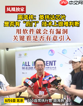 周鸿祎谈英伟达芯片是否“留后门”：技术上很难判断 关键看是否有意引入漏洞