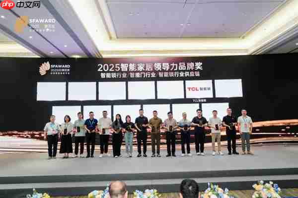 TCL智能锁连续5年荣获领导力品牌大奖  斩获11项重磅奖项,智能安防实力见证!