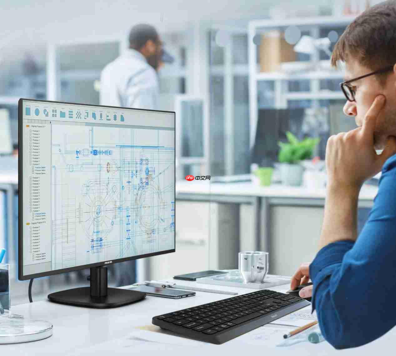 赋能政企办公！飞利浦24B2N2100商用显示器，进阶办公体验！