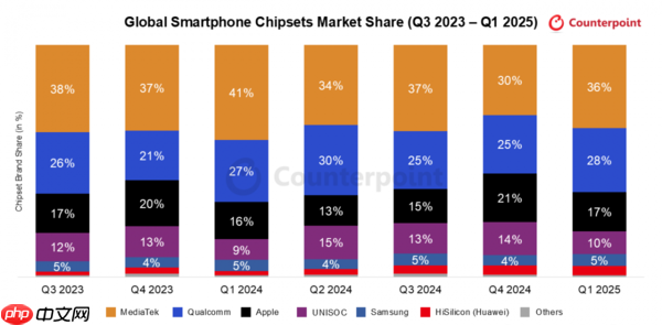 上半年4大旗舰SoC出货数据曝光：苹果最高、发哥垫底