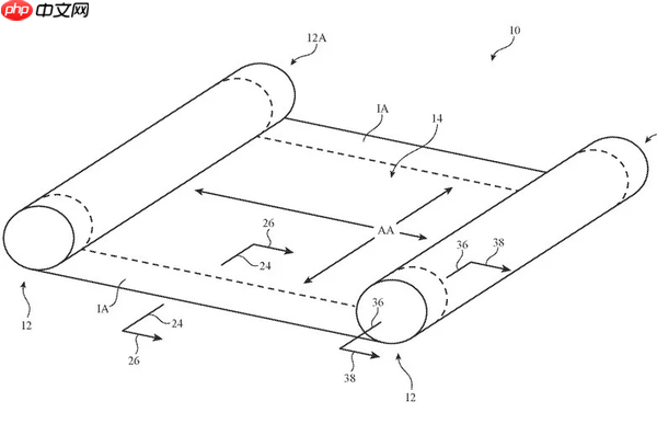 卷轴屏iPhone要来了？苹果再次申请卷轴屏技术专利 