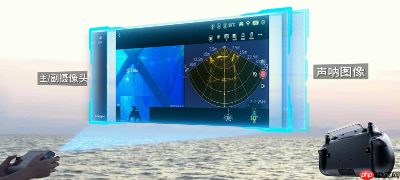 掌中视界，一触即达｜鳍源水下机器人Q-iRC行业带屏遥控器正式发布！