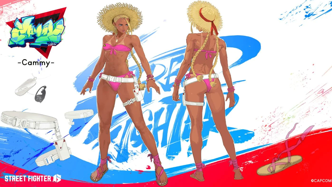 《街头霸王6》泳装造型8月5日上线！嘉米春丽经典复刻！