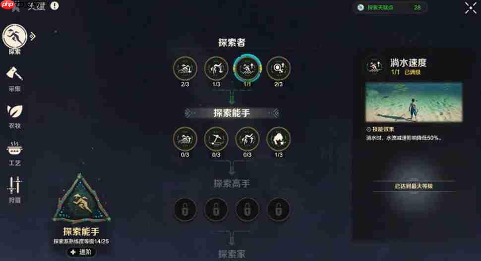 荒野起源探索天赋黄金加点！开荒期体力管理全攻略