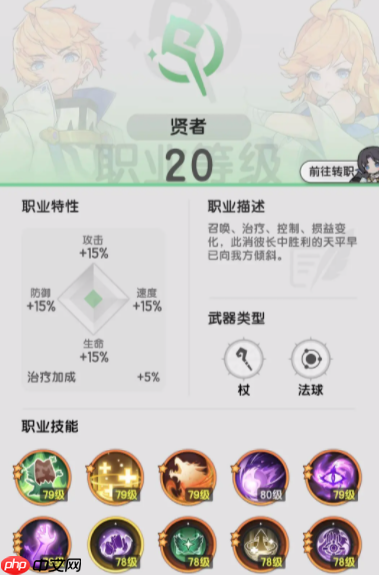 杖剑传说贤者转职流派深度解析：从辅助核心到战场掌控者