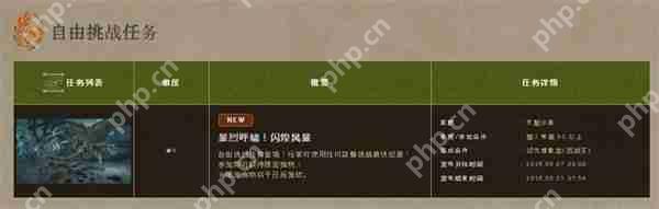 《怪物猎人：荒野》新活动上线 限定饰品限时获取